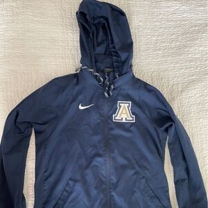 Nike Navy Blue Hooded U of A Jacket University of Arizona Tennis
